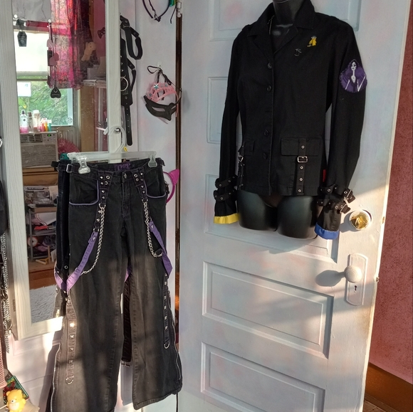 SOLD @HOSTED SHOP! 2 Coraline custom Tripp NYC gothic jackets! Rage - Picture 16 of 16